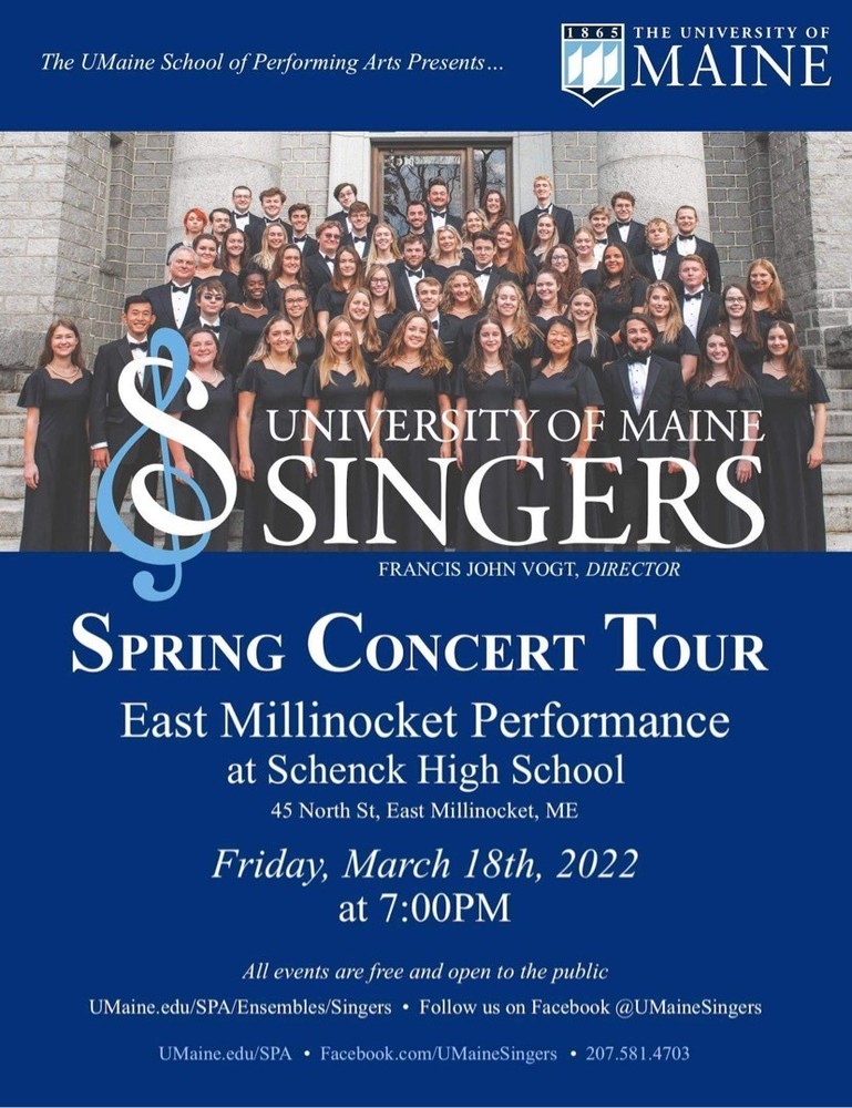 University of Maine Singers Concert Tour 